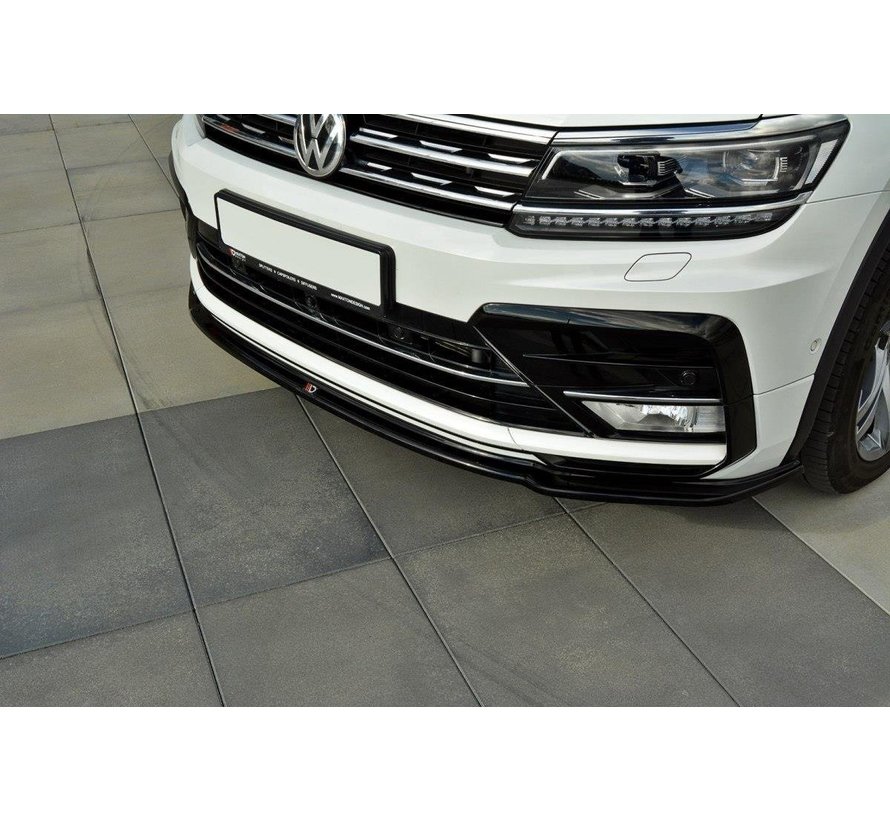 Maxton Design FRONT SPLITTER Vw Tiguan Mk2 R-Line