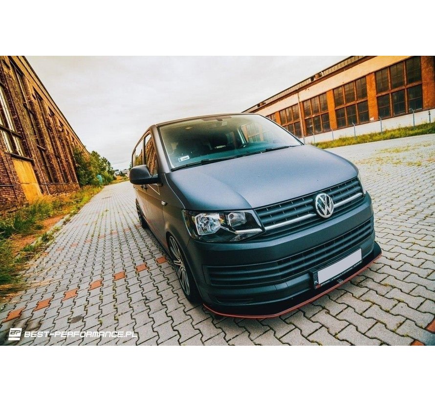 Maxton Design VOLKSWAGEN T6 Maxton Design FRONT SPLITTER v.1