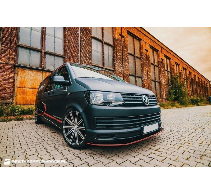 Maxton Design VOLKSWAGEN T6 Maxton Design FRONT SPLITTER v.1