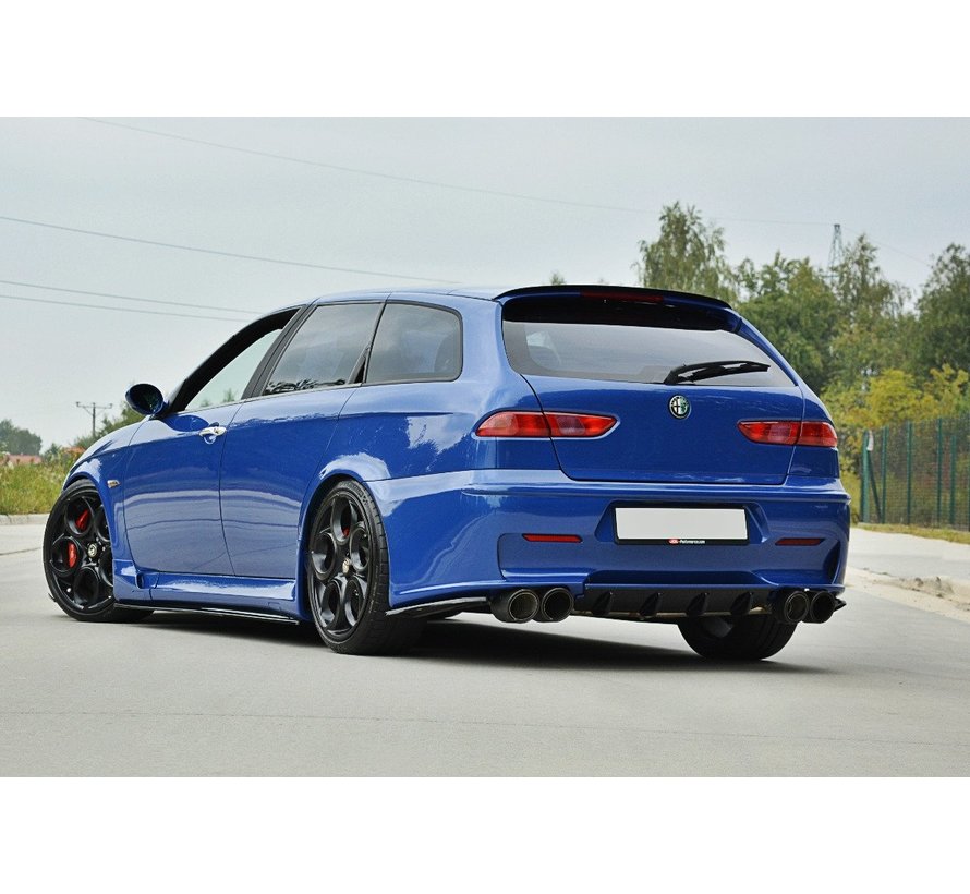 Maxton Design REAR DIFFUSER  ALFA ROMEO 156 GTA SW