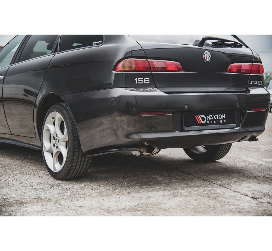 Maxton Design REAR SIDE SPLITTERS Alfa Romeo 156 SW Facelift