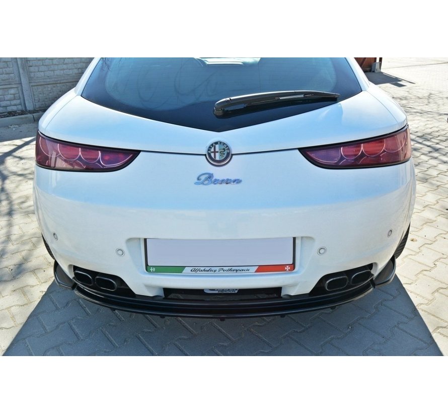 Maxton Design CENTRAL REAR DIFFUSER Alfa Romeo Brera (with vertical bars)