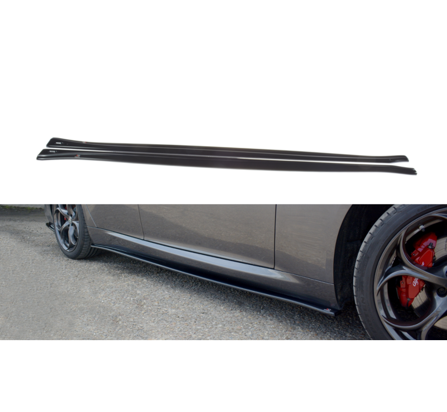 Maxton Design SIDE SKIRTS DIFFUSERS ALFA ROMEO GIULIA VELOCE