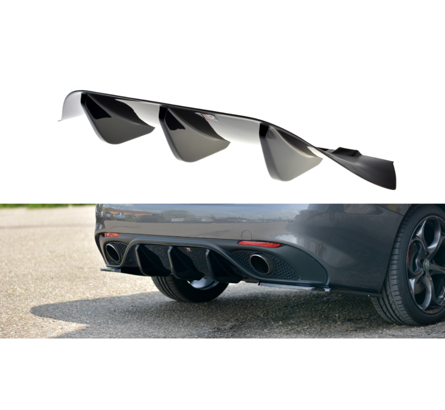 Maxton Design REAR DIFFUSER  ALFA ROMEO GIULIA VELOCE