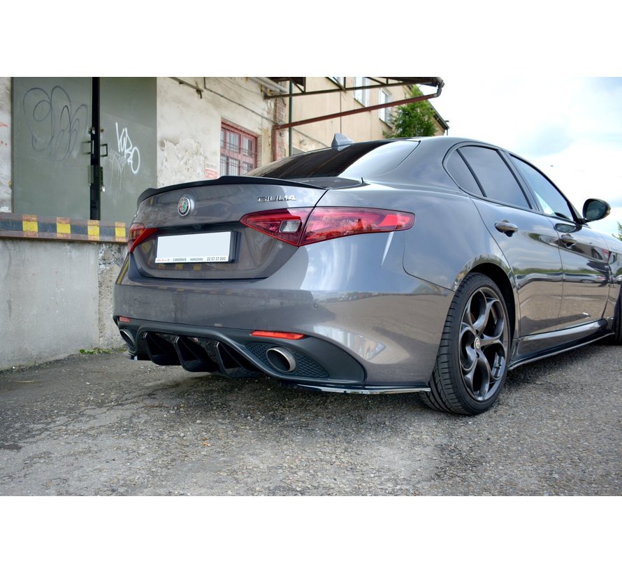 Maxton Design REAR DIFFUSER  ALFA ROMEO GIULIA VELOCE