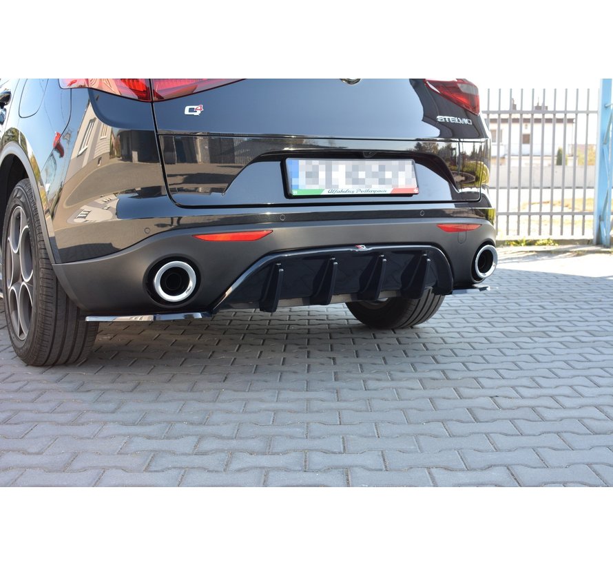 Maxton Design REAR DIFFUSER  ALFA ROMEO STELVIO