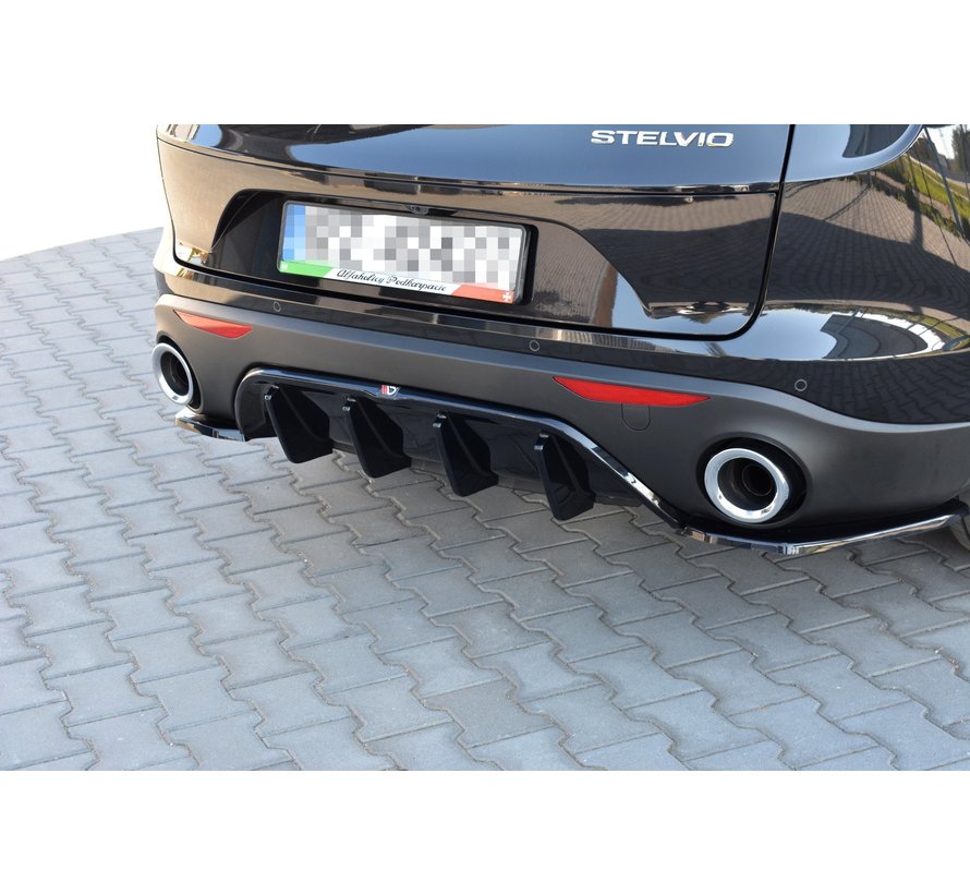 Maxton Design REAR DIFFUSER  ALFA ROMEO STELVIO