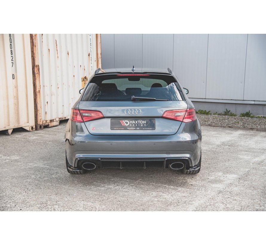 Maxton Design REAR SIDE SPLITTERS V.1 Audi RS3 8V Sportback