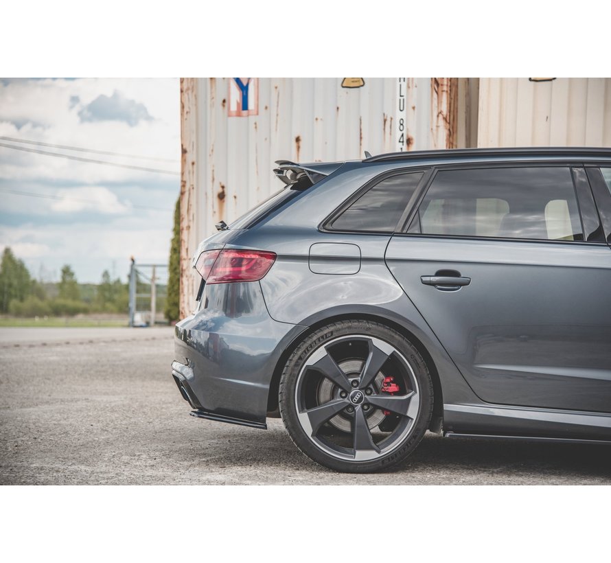 Maxton Design REAR SIDE SPLITTERS V.1 Audi RS3 8V Sportback