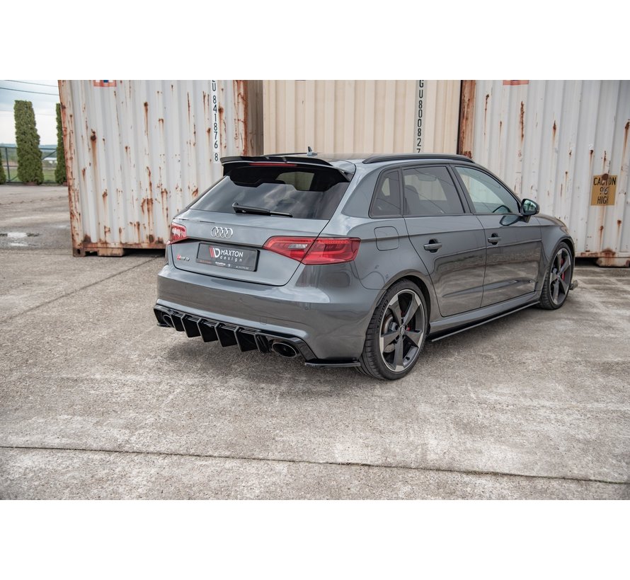 Maxton Design REAR SIDE SPLITTERS V.2 Audi RS3 8V Sportback