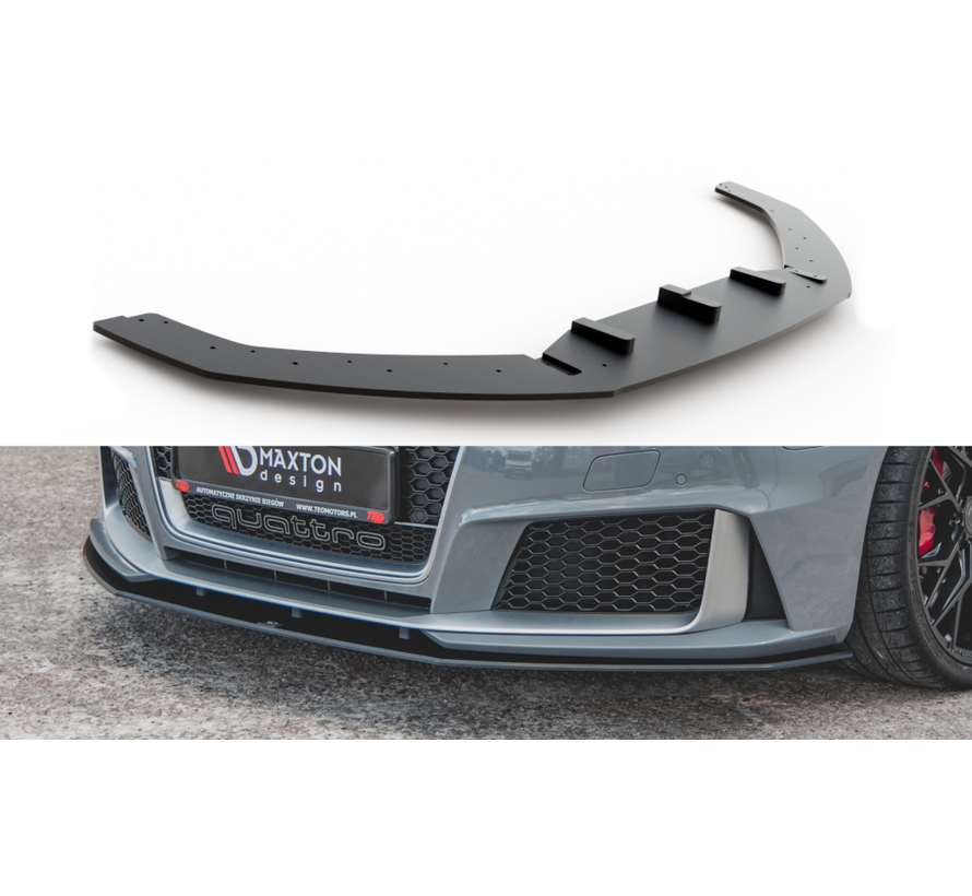 Maxton Design Racing Durability FRONT SPLITTER Audi RS3 8V Sportback