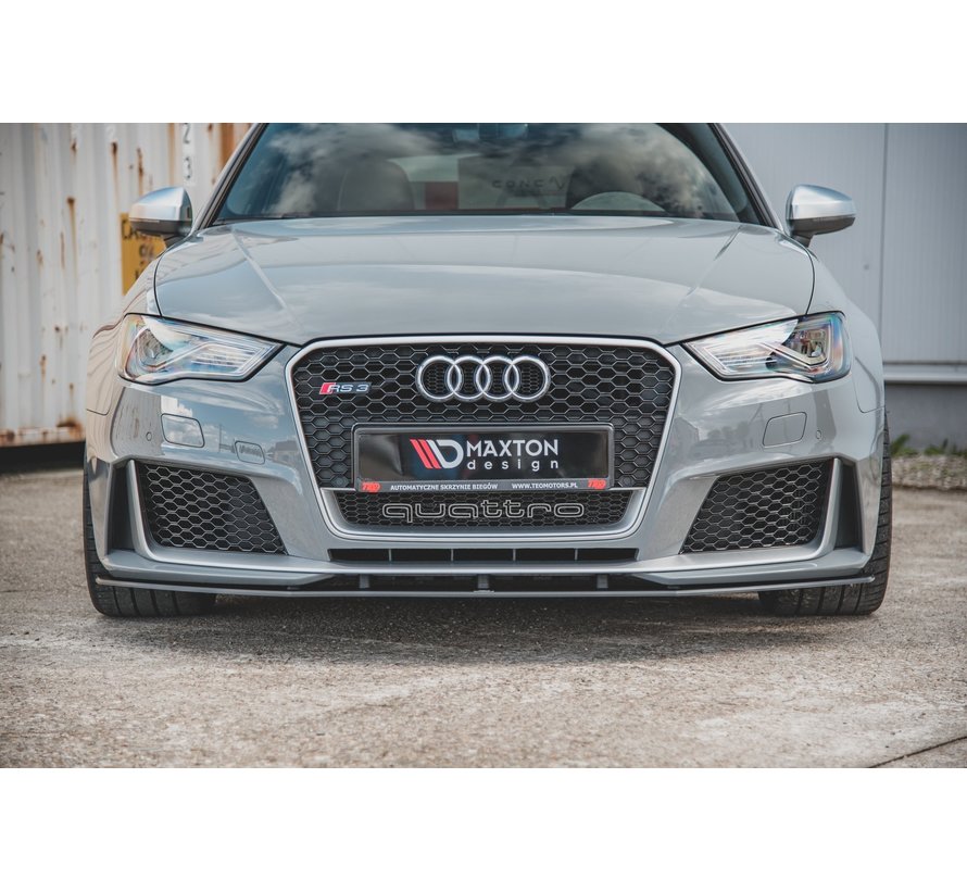 Maxton Design Racing Durability FRONT SPLITTER Audi RS3 8V Sportback