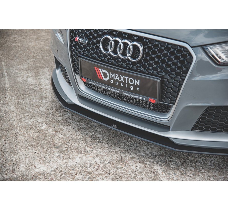 Maxton Design Racing Durability FRONT SPLITTER Audi RS3 8V Sportback