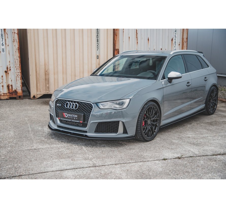 Maxton Design Racing Durability FRONT SPLITTER Audi RS3 8V Sportback