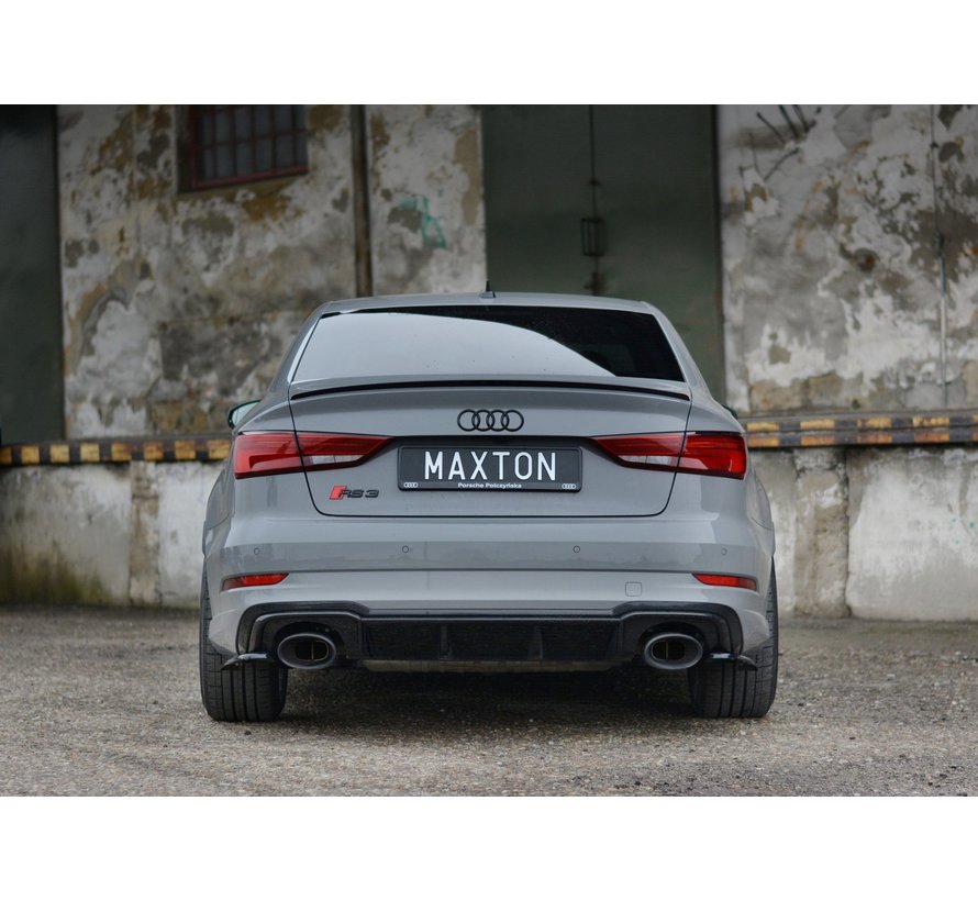 Maxton Design REAR SIDE SPLITTERS AUDI RS3 8V FL SEDAN