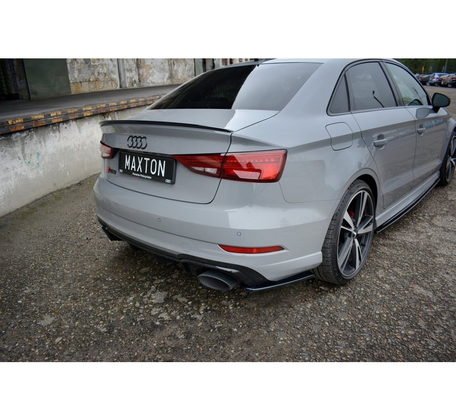 Maxton Design REAR SIDE SPLITTERS AUDI RS3 8V FL SEDAN