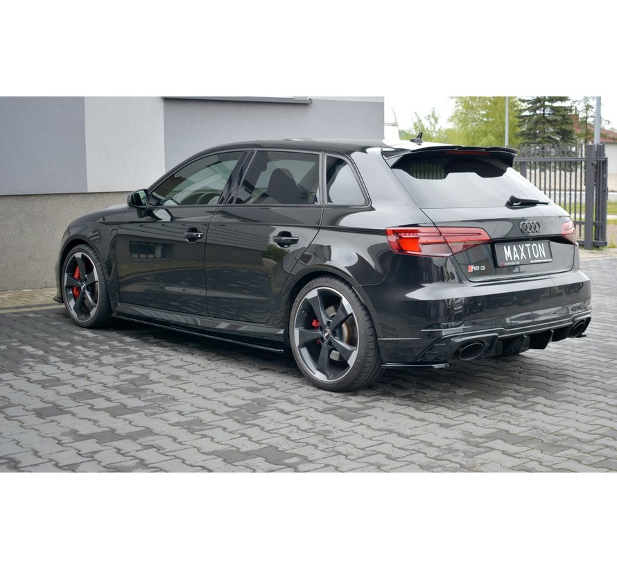 Maxton Design SIDE SKIRTS DIFFUSERS AUDI RS3 8V FL SPORTBACK