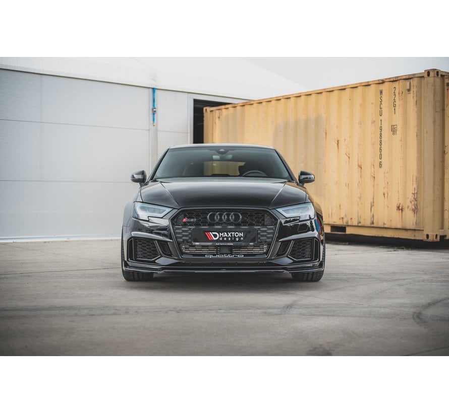 Maxton Design FRONT SPLITTER V.3 Audi RS3 8V FL Sportback