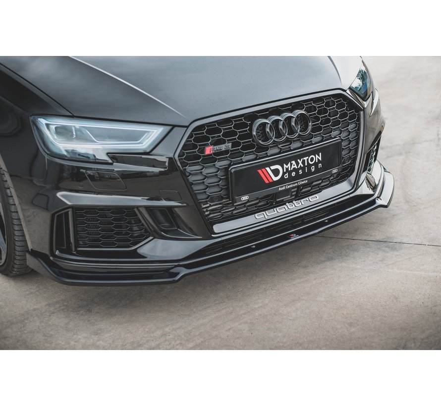 Maxton Design FRONT SPLITTER V.3 Audi RS3 8V FL Sportback