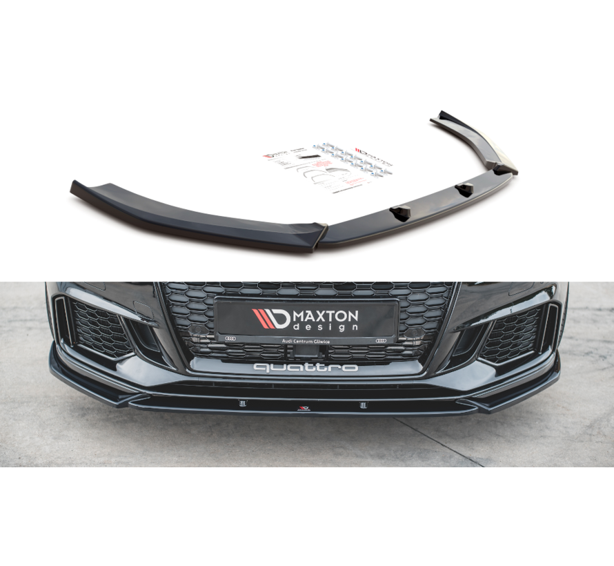 Maxton Design FRONT SPLITTER V.4 Audi RS3 8V FL Sportback