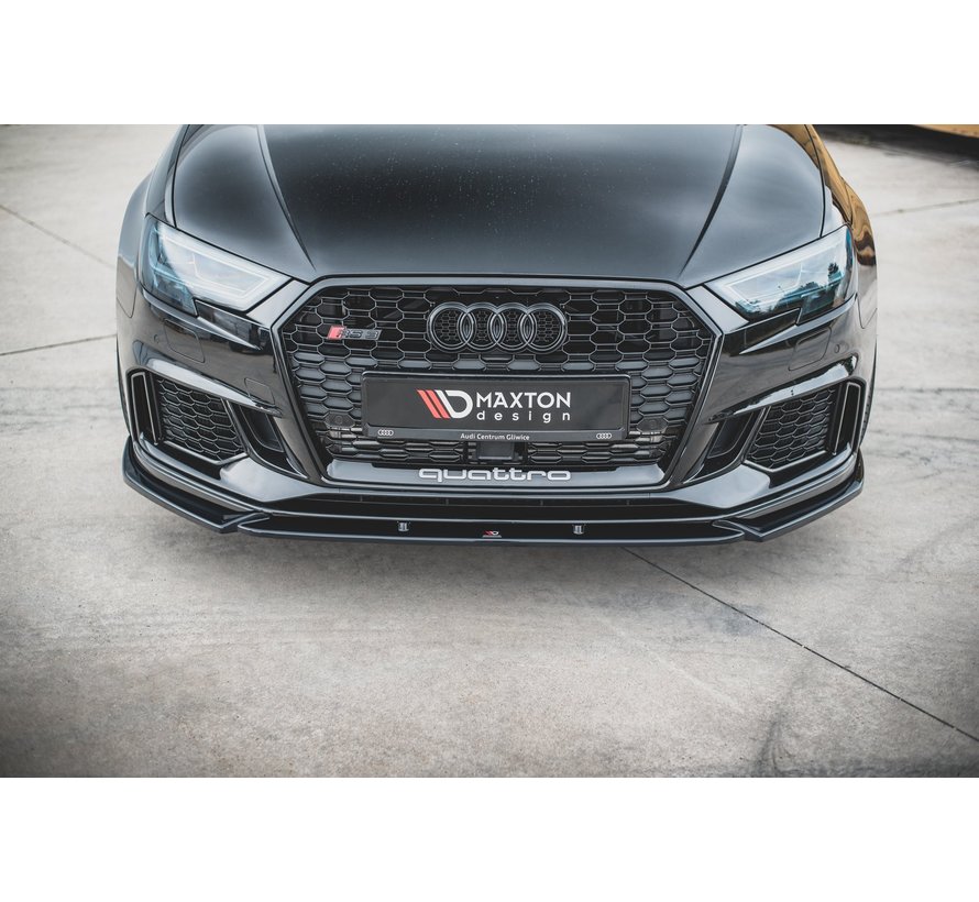 Maxton Design FRONT SPLITTER V.4 Audi RS3 8V FL Sportback