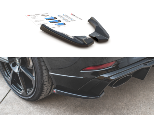 Maxton Design Maxton Design REAR SIDE SPLITTERS V.2 Audi RS3 8V Sportback Facelift