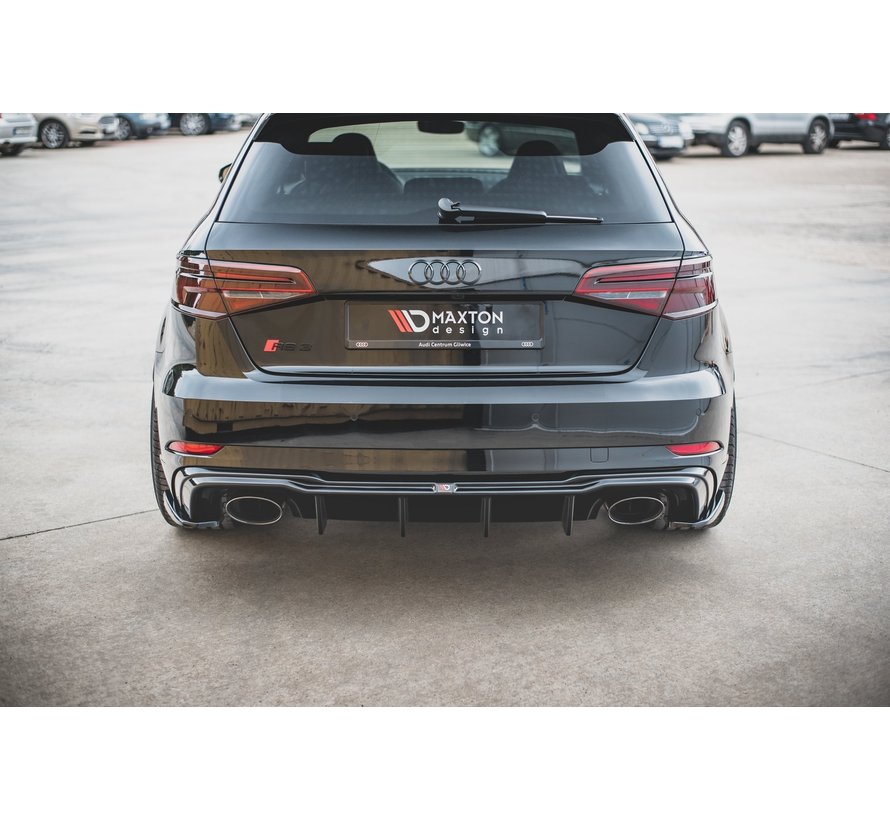 Maxton Design REAR SIDE SPLITTERS V.2 Audi RS3 8V Sportback Facelift