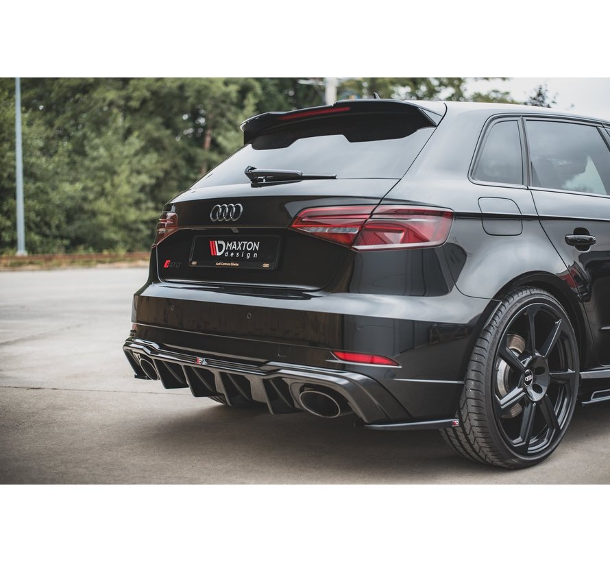 Maxton Design REAR SIDE SPLITTERS V.2 Audi RS3 8V Sportback Facelift