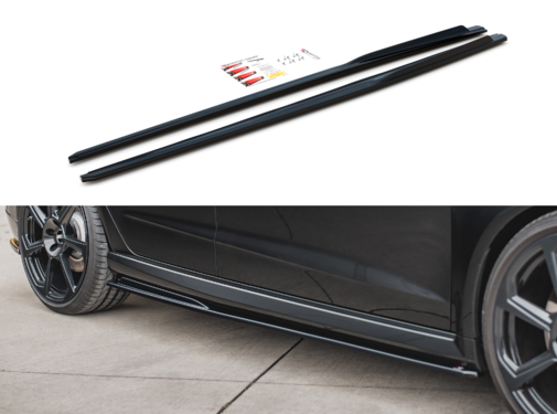 Maxton Design Maxton Design SIDE SKIRTS DIFFUSERS  V.2 Audi RS3 8V Sportback Facelift