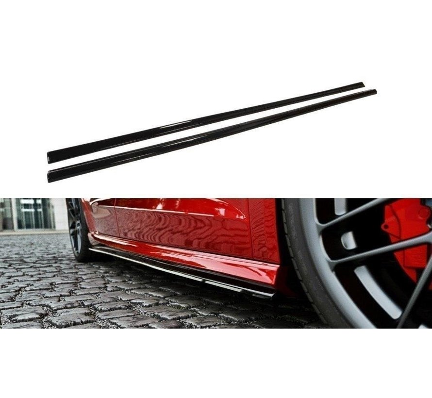 Maxton Design SIDE SKIRTS DIFFUSERS AUDI S3 / A3 S-LINE 8V / 8V FL SPORTBACK