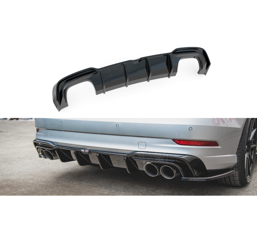 Maxton Design REAR DIFFUSER Audi S3 Sedan 8V Facelift