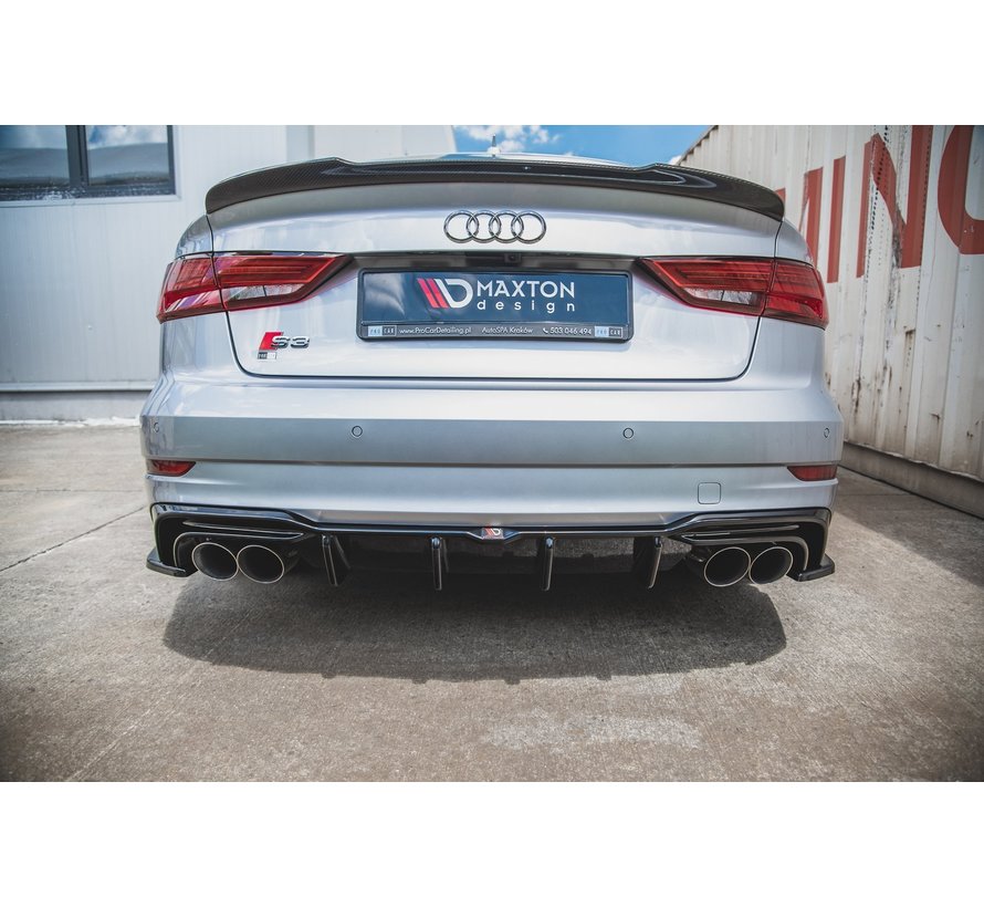 Maxton Design REAR DIFFUSER Audi S3 Sedan 8V Facelift