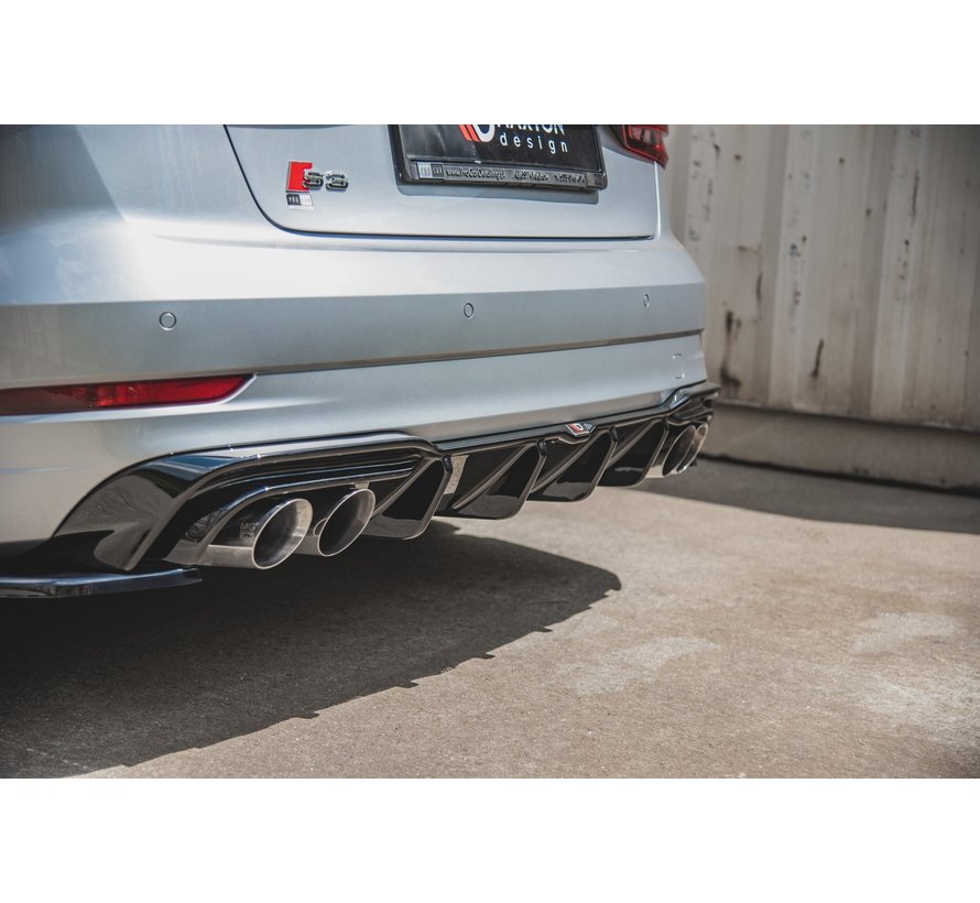 Maxton Design REAR DIFFUSER Audi S3 Sedan 8V Facelift