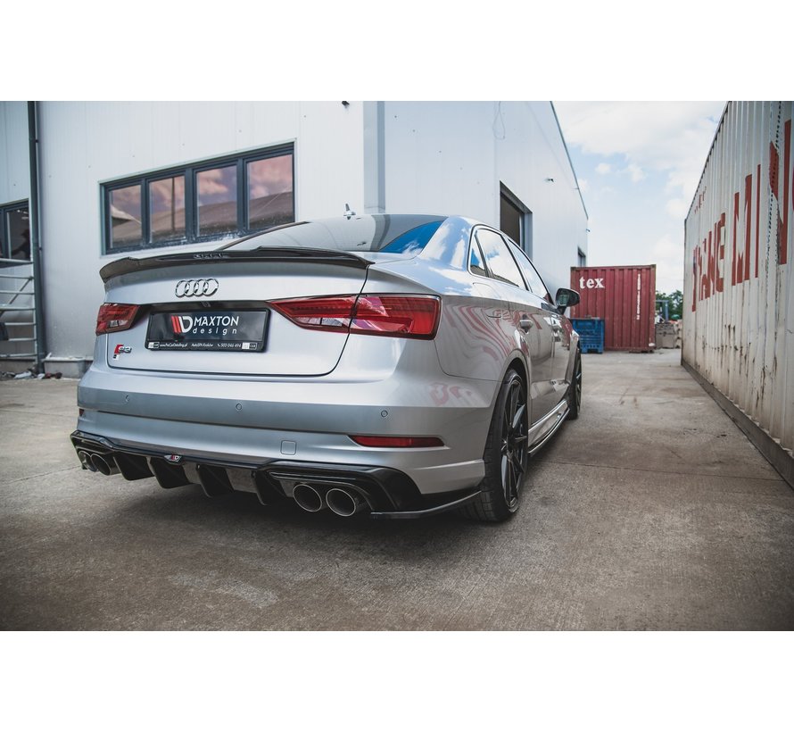 Maxton Design REAR DIFFUSER Audi S3 Sedan 8V Facelift