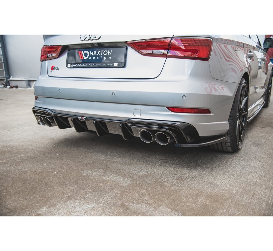 Maxton Design REAR DIFFUSER Audi S3 Sedan 8V Facelift