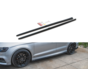 Maxton Design SIDE SKIRTS DIFFUSERS  V.2 Audi S3 / A3 S-Line Sedan 8V Facelift