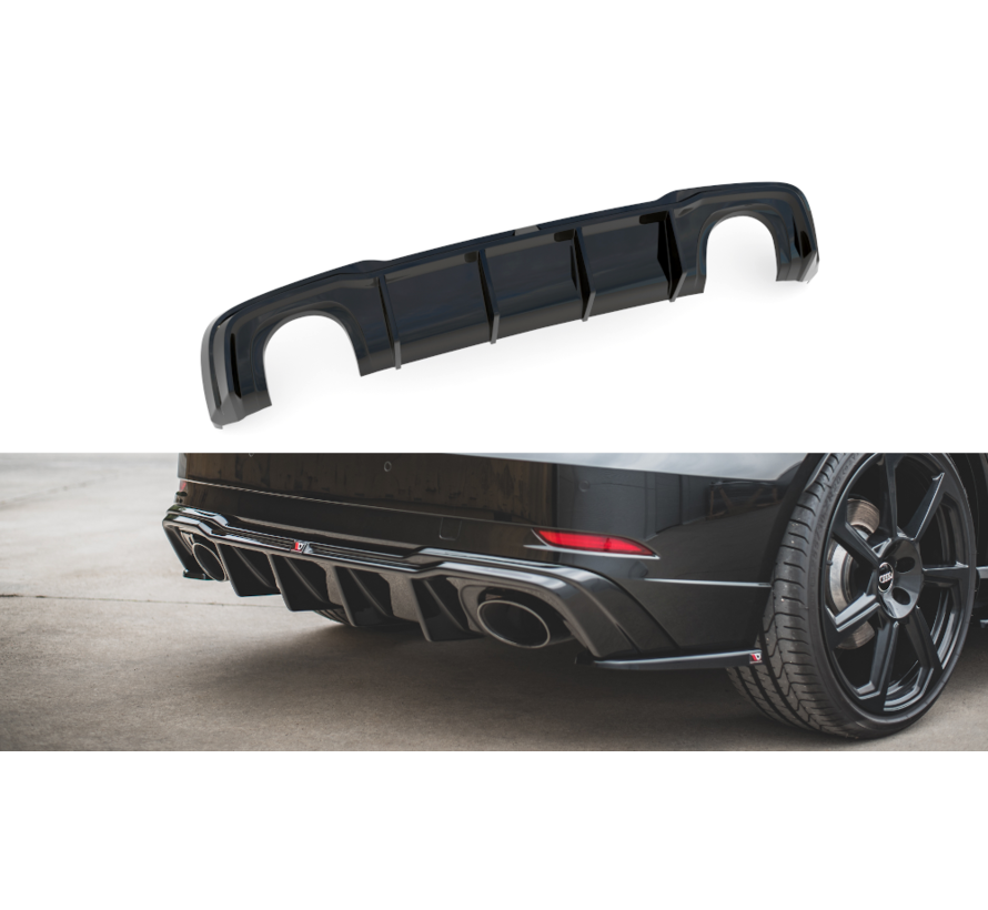 Maxton Design REAR DIFFUSER V.2 Audi RS3 8V Sportback Facelift