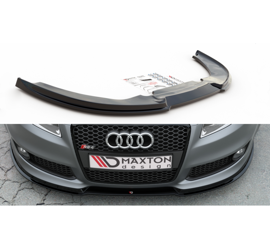 Maxton Design FRONT SPLITTER V.1 Audi RS4 B7