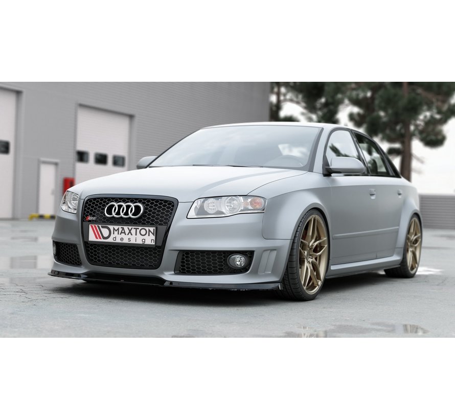 Maxton Design FRONT SPLITTER V.1 Audi RS4 B7