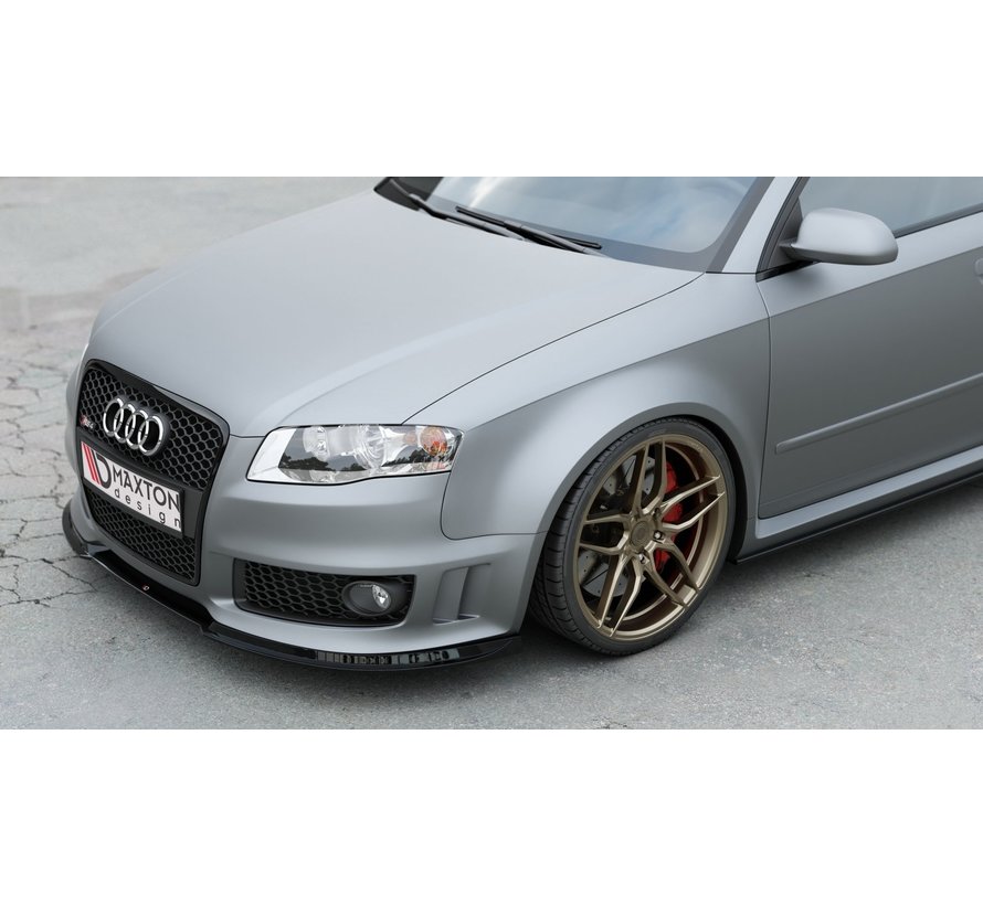 Maxton Design FRONT SPLITTER V.1 Audi RS4 B7