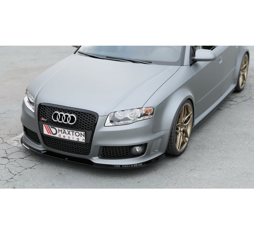 Maxton Design FRONT SPLITTER V.1 Audi RS4 B7