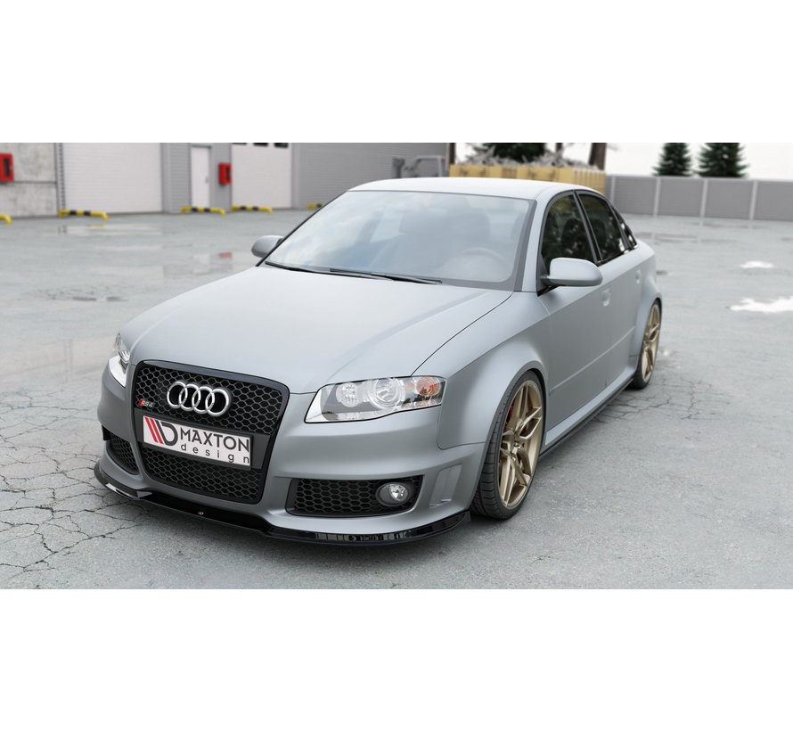 Maxton Design FRONT SPLITTER V.1 Audi RS4 B7