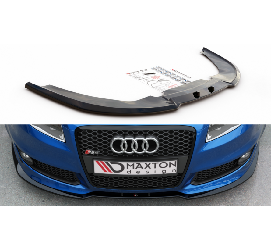 Maxton Design FRONT SPLITTER V.2 Audi RS4 B7