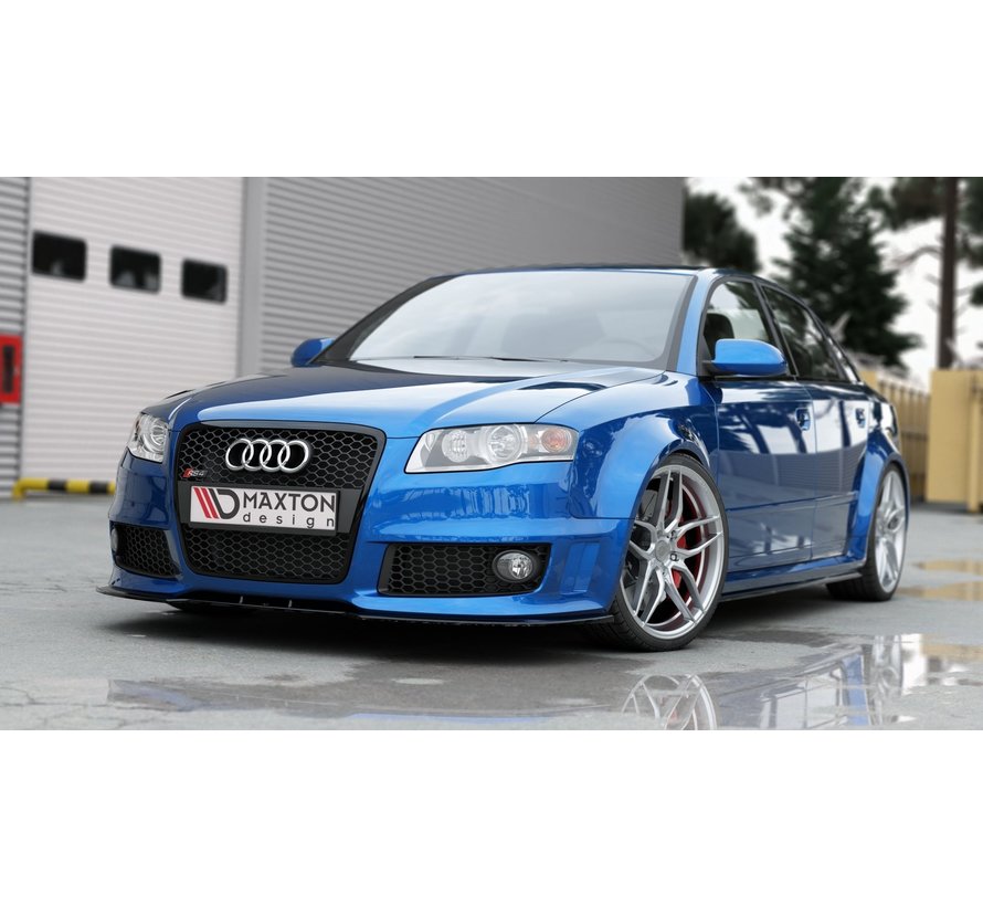 Maxton Design FRONT SPLITTER V.2 Audi RS4 B7