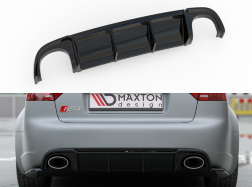 Maxton Design Maxton Design REAR DIFFUSER Audi RS4 B7