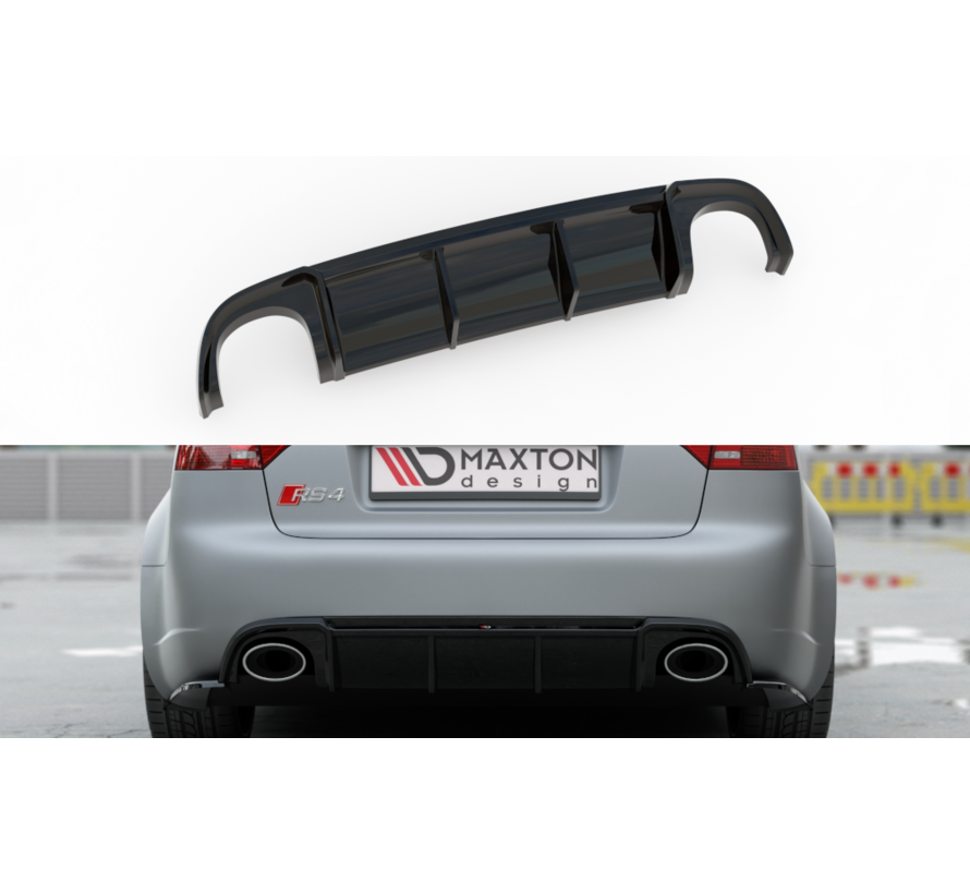 Maxton Design REAR DIFFUSER Audi RS4 B7