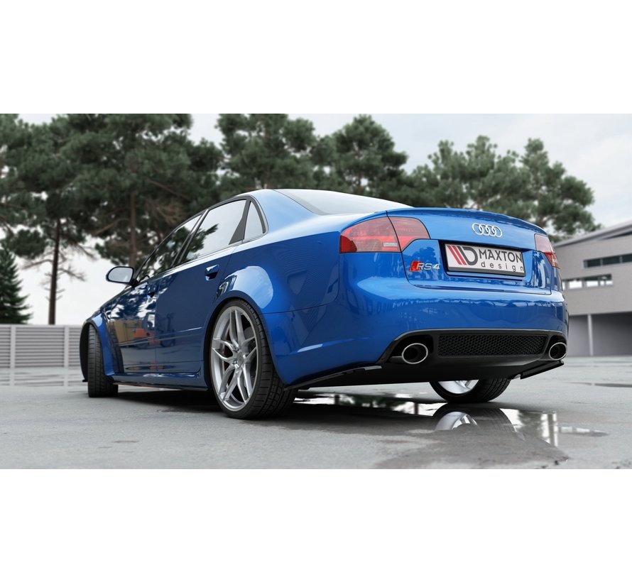 Maxton Design REAR SIDE SPLITTERS V.1 Audi RS4 Sedan B7