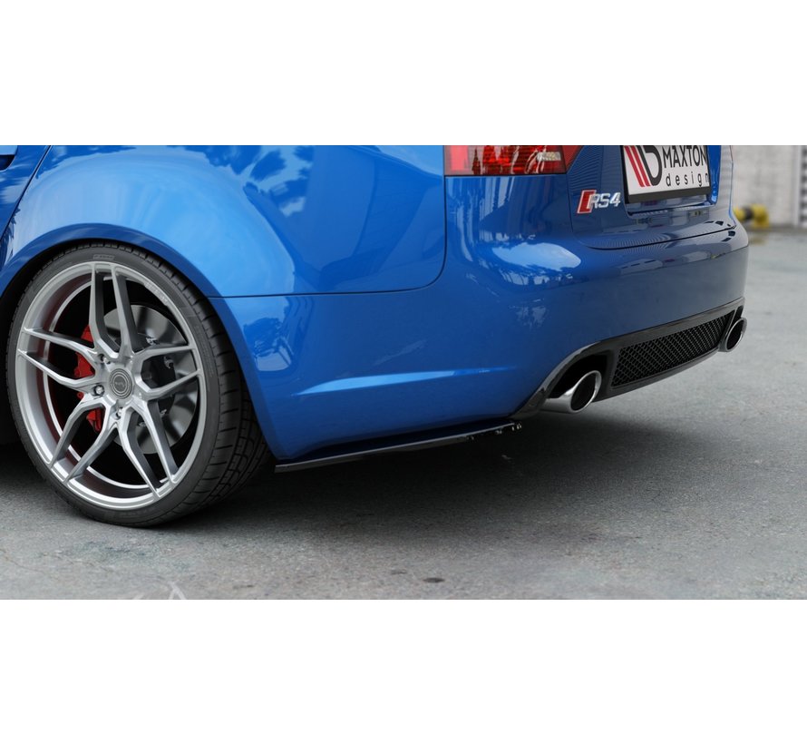 Maxton Design REAR SIDE SPLITTERS V.1 Audi RS4 Sedan B7