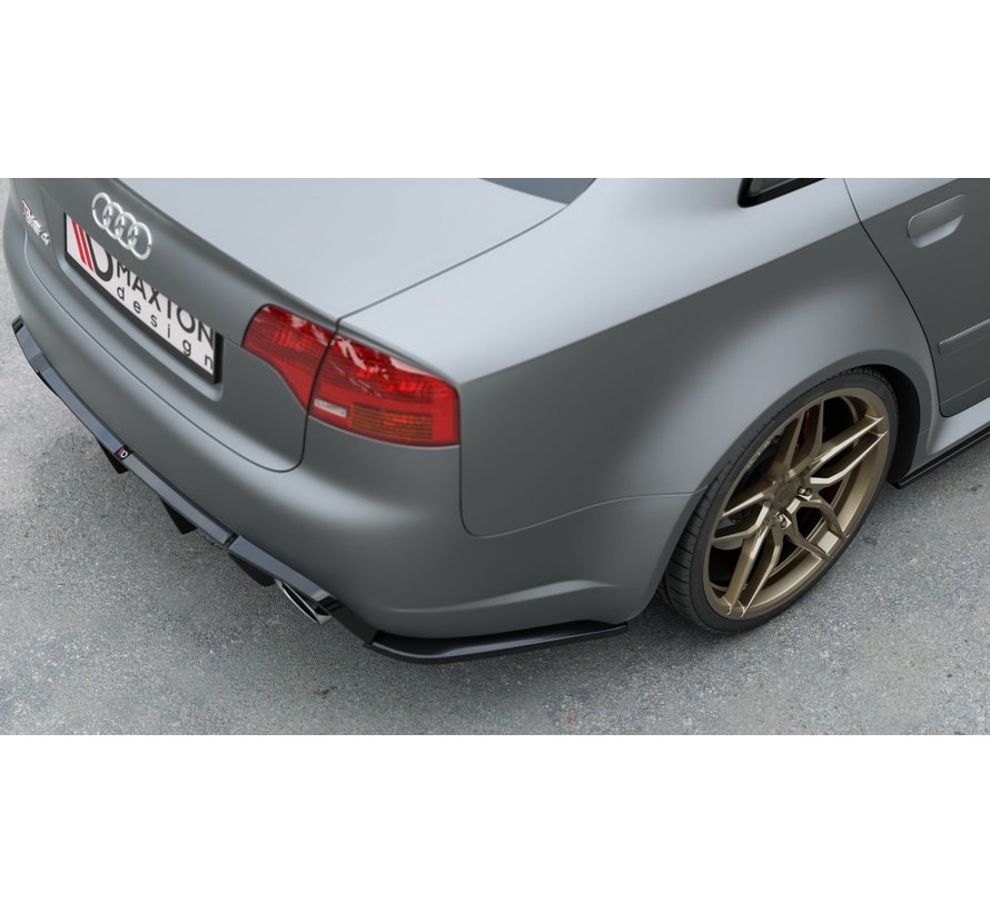 Maxton Design REAR SIDE SPLITTERS V.2 Audi RS4 Sedan B7