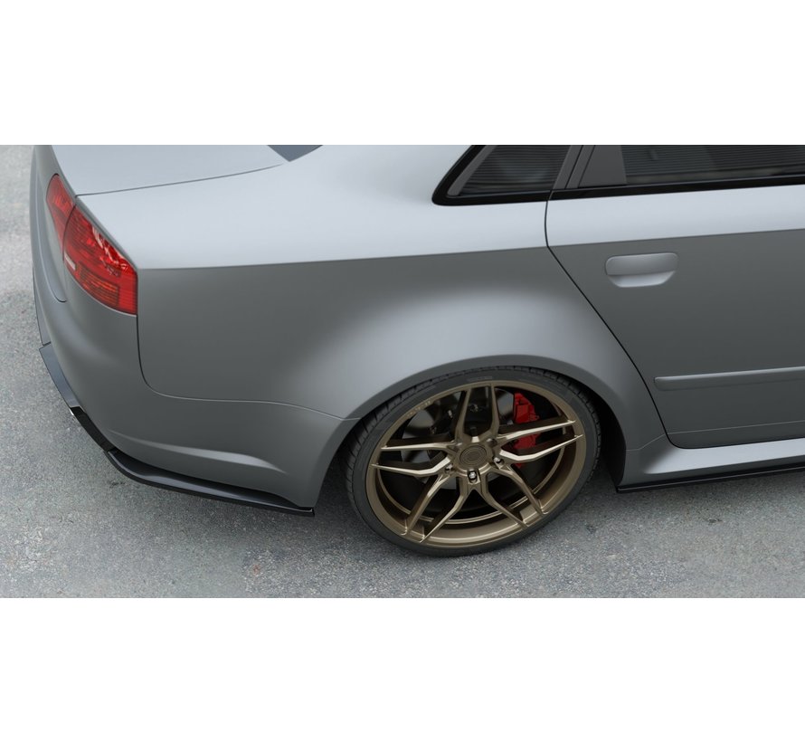 Maxton Design REAR SIDE SPLITTERS V.2 Audi RS4 Sedan B7